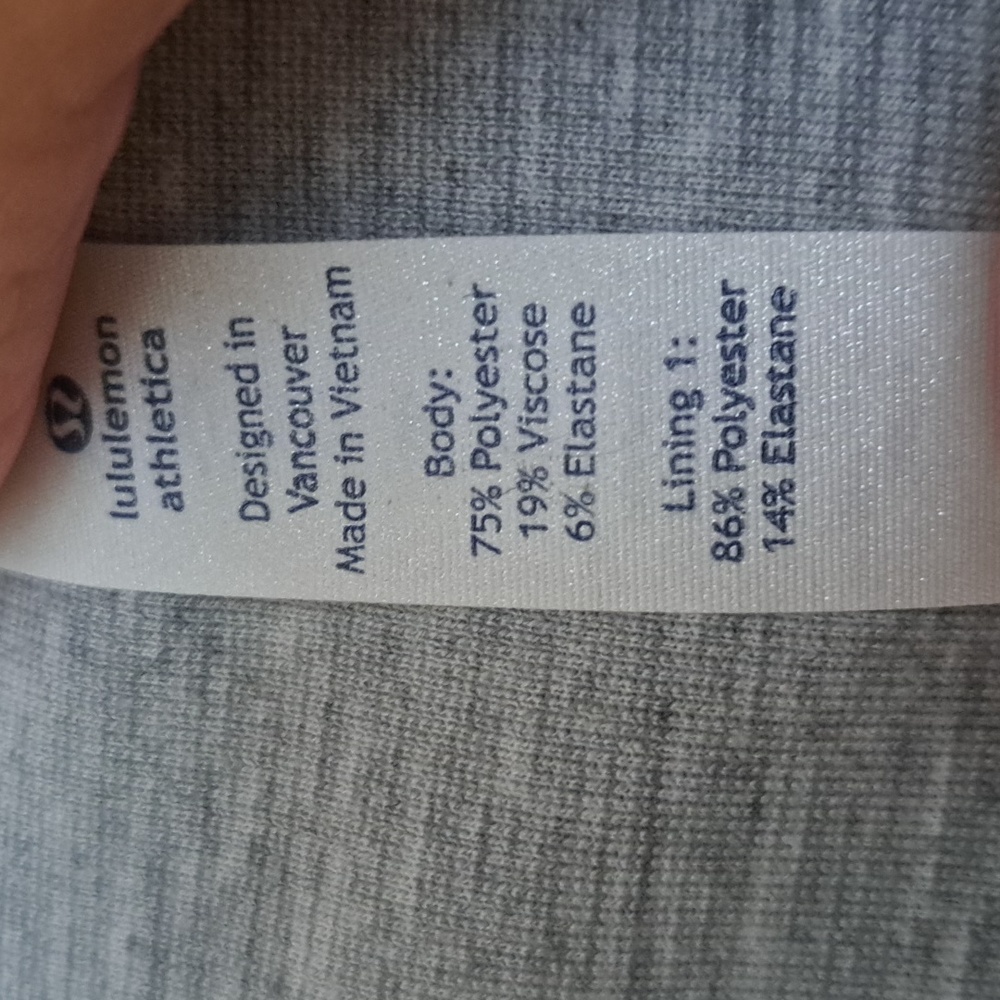 Lululemon Heather Grey Scuba No Band Waist Hoodie Sz4 Like New - Picture 7 of 10